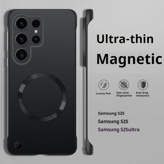 Randloses, magnetisches, sturzsicheres, hautfreundliches Gehäuse für die Galaxy S25/S24/S23/S22-Serie