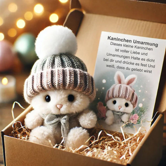 🔥Letzter Tag 50% Rabatt🔥Handmade🐇Mini Bunny Hug Cute Easter Gift🎁