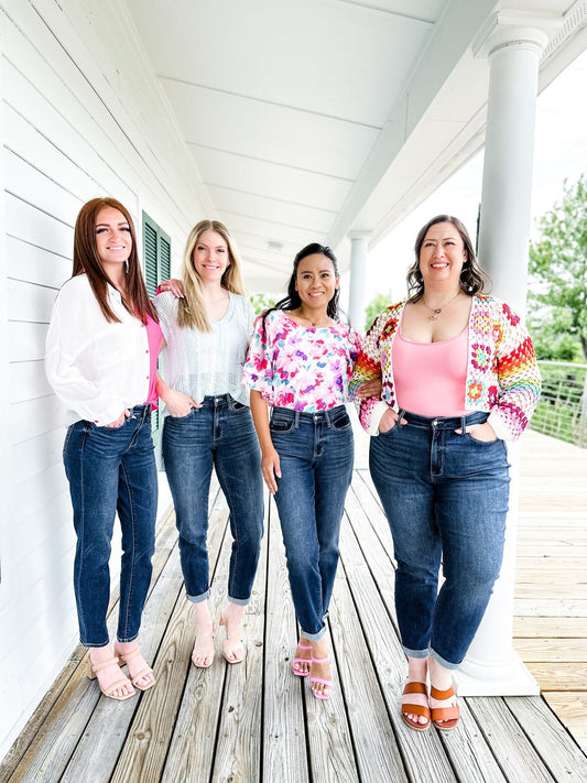 🔥Skinny Jeans in Übergröße mit Bauchkontrolle und hohem Stretchanteil🔥