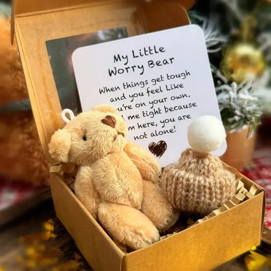 🔥Letzter Tag 50% Rabatt🎁Handgemachter Mini-Plüsch-Teddybär in Box🧸