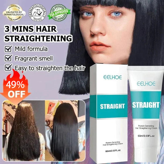 🔥Heißer Verkäufer 50% Rabatt✨ Seiden- und Keratin-Haarglättungscreme - Professionelle Frizz-Kontrolle mit Hitzeschutz für Geschmeidiges & Glänzendes Haar bis zu 48H 🌟🧖♀️