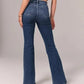 Maximal 50% Rabatt!💥Ultrahoch taillierte Stretch-Schlaghosen👖