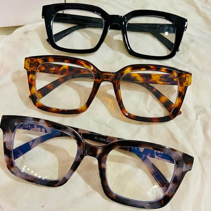 🎁Letzter Tag✨👓Schildpatt-Lesebrille – Große quadratische Lesebrille mit Blaulichtfilter
