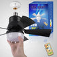 🌀 50% RABATT! ⏳ 40W LED-Deckenventilator mit Licht & Fernbedienung – Ultra-leise, 52 cm & E27-Fassung – Perfekt für Schlafzimmer, Küche oder Garage – inklusive B22-Adapter 🔥