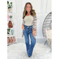 ⏳LETZTER TAG IM VERKAUF!!💥Vintage Bootcut-Jeans mit doppelter Knopfleiste und ausgefranstem Saum👖