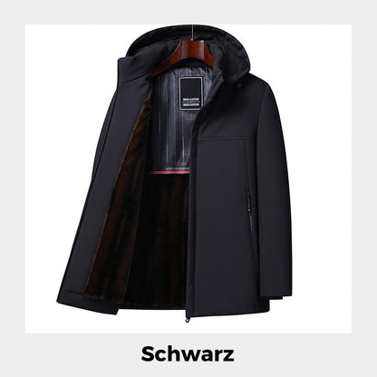 💖[Warmes Geschenk]🔥Herren-Thermo-Parka mit dicker Kapuze