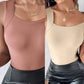 👚 50% RABATT! 🔥⚡60.000+ VERKAUFT!💐Damen-Thermotops mit Rundhalsausschnitt und integriertem BH