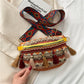 Vintage bunte handgewebte Gürteltasche