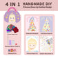 🎁🎄Weihnachtsangebot: 70% Rabatt!💝Fantasy 3-in-1 Prinzessinnen-Anzieh- und Schminkspielset💅