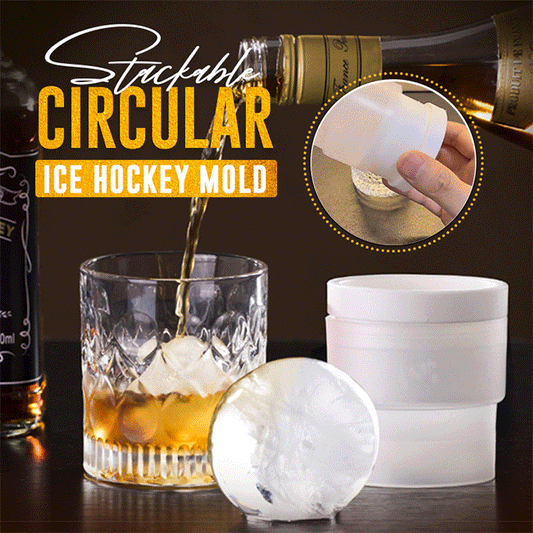 🔥Kaufe 1 und erhalte 3!🎁Lebensmittelechte, stapelbare, langsam schmelzende DIY-Eiskugeln für Cocktail-Whisky