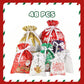 🎄Weihnachtsverkauf 50% Rabatt🎁Geschenktaschen mit Kordelzug (biologisch abbaubar)