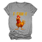 🔥LETZTER TAG VERKAUF 50 % RABATT!!🐓F-Caw-F😍Humorvolles T-Shirt mit Hühnermuster🖤
