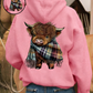 🎄🎅 Weihnachtsangebot: Zum halben Preis!! Plus ✈️ kostenloser Versand beim Kauf von zwei Stück 🎁 Niedlicher Highland-Cow-Hoodie mit kuscheligem Fleecefutter 🦬