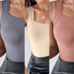 👚 50% RABATT! 🔥⚡60.000+ VERKAUFT!💐Damen-Thermotops mit Rundhalsausschnitt und integriertem BH