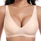 🔥Neujahrsverkauf 70% Rabatt💕Damen Komfortabler Bügelloser Nahtloser Tiefer V-Ausschnitt BH