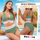 🔥2025 Neuer Typ 50% Rabatt💥Hoch taillierte Bikini-Sets mit Bauchkontrolle und Farbblock-Design👙