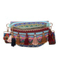 Vintage bunte handgewebte Gürteltasche