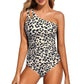 💖Letzter Tag Sonderpreis!!💖Damen Einteiliger Badeanzug mit Cut-Out und einem Schulterträger👙