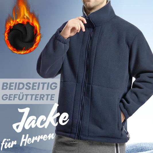 🔥Herrenjacke mit doppelseitigem Fleece