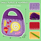 DIY-Nähset für Kinder aus Filz, um eine Handtasche zu basteln