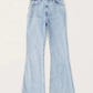 Maximal 50% Rabatt!💥Ultrahoch taillierte Stretch-Schlaghosen👖