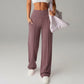 🎉LETZTER TAG AKTION – 50% RABATT 👖✨ Damen Weite Straight-Leg-Hose mit hohem Bund – Stretchstoff + Praktische Taschen + 9 Farben! ✨