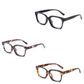 🎁Letzter Tag✨👓Schildpatt-Lesebrille – Große quadratische Lesebrille mit Blaulichtfilter