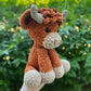 Weihnachtsangebot: 65% Rabatt!!🎄🔥Häkelmuster für Hochlandkuh-Amigurumi🐮DIY-Kit und fertiges Plüschtier