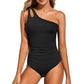 💖Letzter Tag Sonderpreis!!💖Damen Einteiliger Badeanzug mit Cut-Out und einem Schulterträger👙