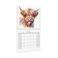 LETZTER TAG 50 % RABATT🐮Highland Cow Kalender 2026 – Rustikale Bauernhaus-Wandkunst & Monatsplaner📅