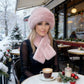 🎅 Festliche Vorratssale🧣👒Perfektes Set: Winterschal & Plüschmütze - Das Wärme-Duo für frostige Tage🎁