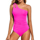 💖Letzter Tag Sonderpreis!!💖Damen Einteiliger Badeanzug mit Cut-Out und einem Schulterträger👙