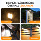 🌿Solar-Clip-Leuchte mit Bewegungssensor – Jetzt 2 kaufen, 1 gratis! Perfekt für Garten, Balkon & Terrasse!🏡✨