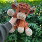 Weihnachtsangebot: 65% Rabatt!!🎄🔥Häkelmuster für Hochlandkuh-Amigurumi🐮DIY-Kit und fertiges Plüschtier