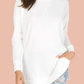 🍂Heißer Sale 69% RABATT🔥Langärmlige, locker sitzende Damen-Tops mit Seitenschlitz
