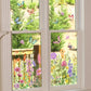 ✨LETZTER TAG VERKAUF 50 % RABATT!💐Bunter Blumenstrauß-Fensteraufkleber🖼️