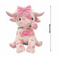 💖Valentinstags-Sonderangebot: 60% Rabatt!🐮Niedliches rosa Hochlandkuh-Plüschtier