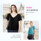 🌺2026 Neu eingetroffen - 50% OFF🌺Lässiges Damen-Top mit plissiertem V-Ausschnitt und kurzen Ärmeln