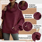 🎉HOT SALE💖Damen Fledermausärmel Pullover mit Rollkragen und Taschen