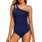 💖Letzter Tag Sonderpreis!!💖Damen Einteiliger Badeanzug mit Cut-Out und einem Schulterträger👙