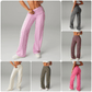 🎉LETZTER TAG AKTION – 50% RABATT 👖✨ Damen Weite Straight-Leg-Hose mit hohem Bund – Stretchstoff + Praktische Taschen + 9 Farben! ✨