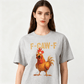 🔥LETZTER TAG VERKAUF 50 % RABATT!!🐓F-Caw-F😍Humorvolles T-Shirt mit Hühnermuster🖤