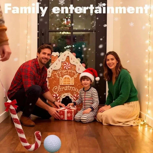 🎅 Lebkuchen-Golf-Spielset – Bestes Weihnachtsspiel🎄
