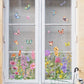 ✨LETZTER TAG VERKAUF 50 % RABATT!💐Bunter Blumenstrauß-Fensteraufkleber🖼️