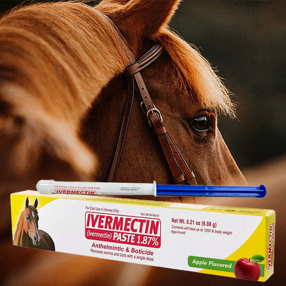 🔥LETZTER TAG VERKAUF - KAUFEN SIE 2, ERHALTEN SIE 1🔥Ivermectin-Pferdepaste 1,87 % 6,08 g Tuben 3