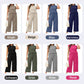 🍁Letzter Tag: 50% Rabatt✨2026 Neue Frauen Casual Cap Sleeve Top Wide Leg Crop Pants Zweiteilige Sets
