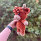 Weihnachtsangebot: 65% Rabatt!!🎄🔥Häkelmuster für Hochlandkuh-Amigurumi🐮DIY-Kit und fertiges Plüschtier