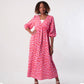 🏖️Sommer-Sonderverkauf 50% Rabatt!!🎀Damenkleid mit V-Ausschnitt und Druck
