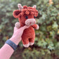 Weihnachtsangebot: 65% Rabatt!!🎄🔥Häkelmuster für Hochlandkuh-Amigurumi🐮DIY-Kit und fertiges Plüschtier