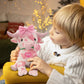 💖Valentinstags-Sonderangebot: 60% Rabatt!🐮Niedliches rosa Hochlandkuh-Plüschtier